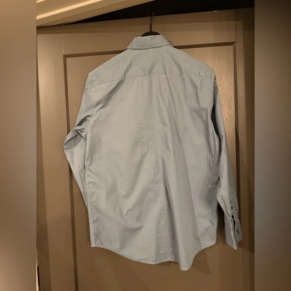 Mens Banana Republic Relaxed Button Down Blue Shirt size Small